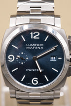 Panerai Luminor Marina Blue Dial on Steel PAM03323 Complete 2026