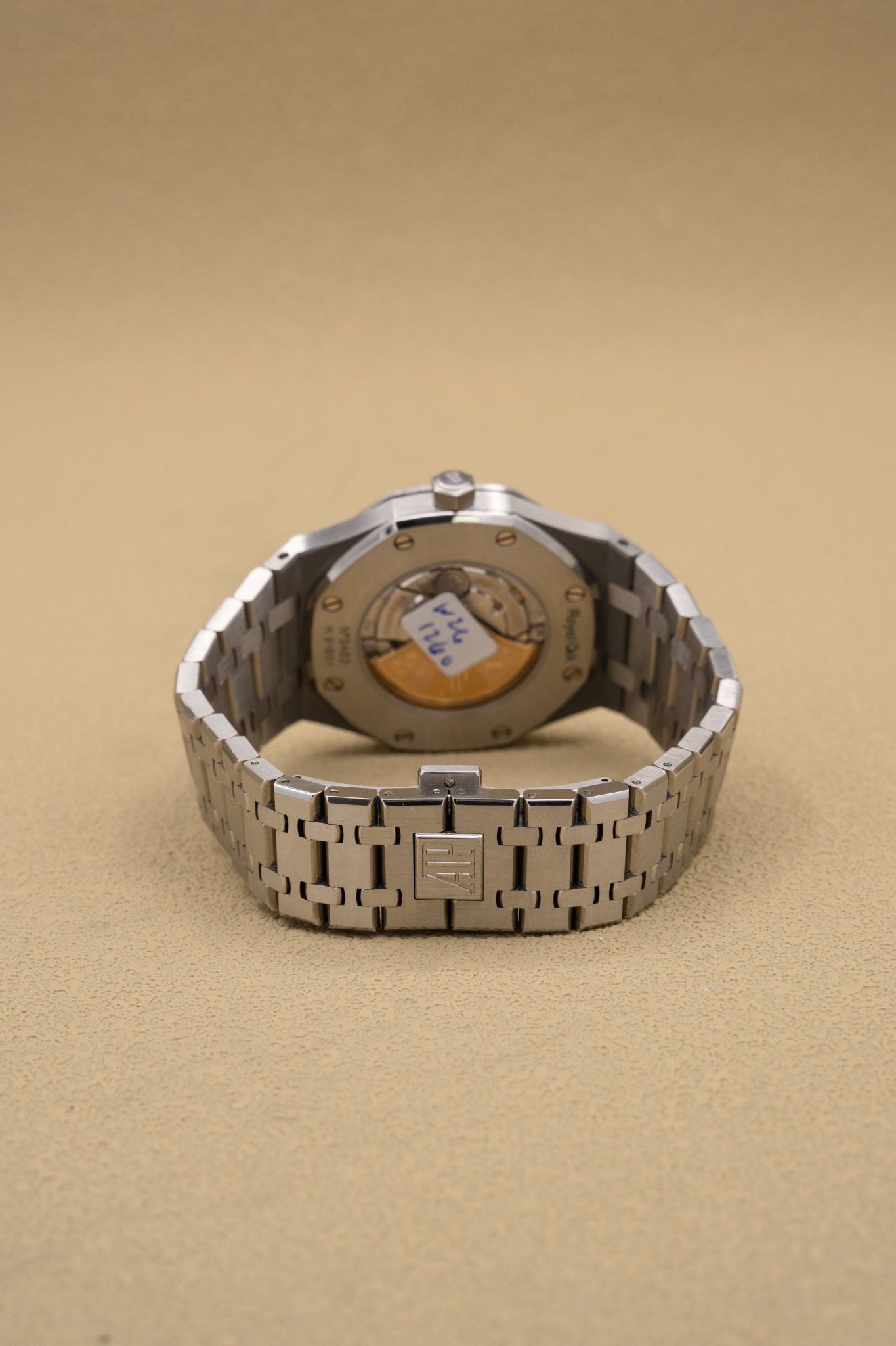 Audemars Piguet Royal Oak Selfwinding White Dial on Bracelet 15400ST.OO.1220ST.02 Complete 2014