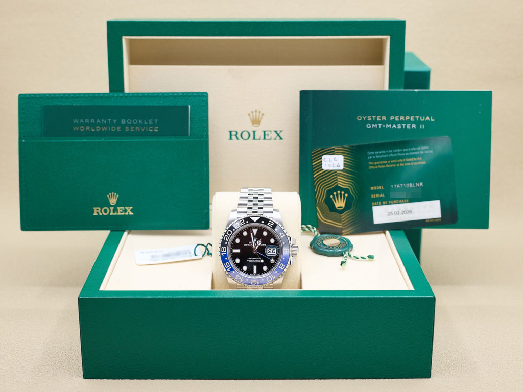 Rolex GMT-Master II Batgirl Black Dial on Jubilee 126710BLNR Complete 2026