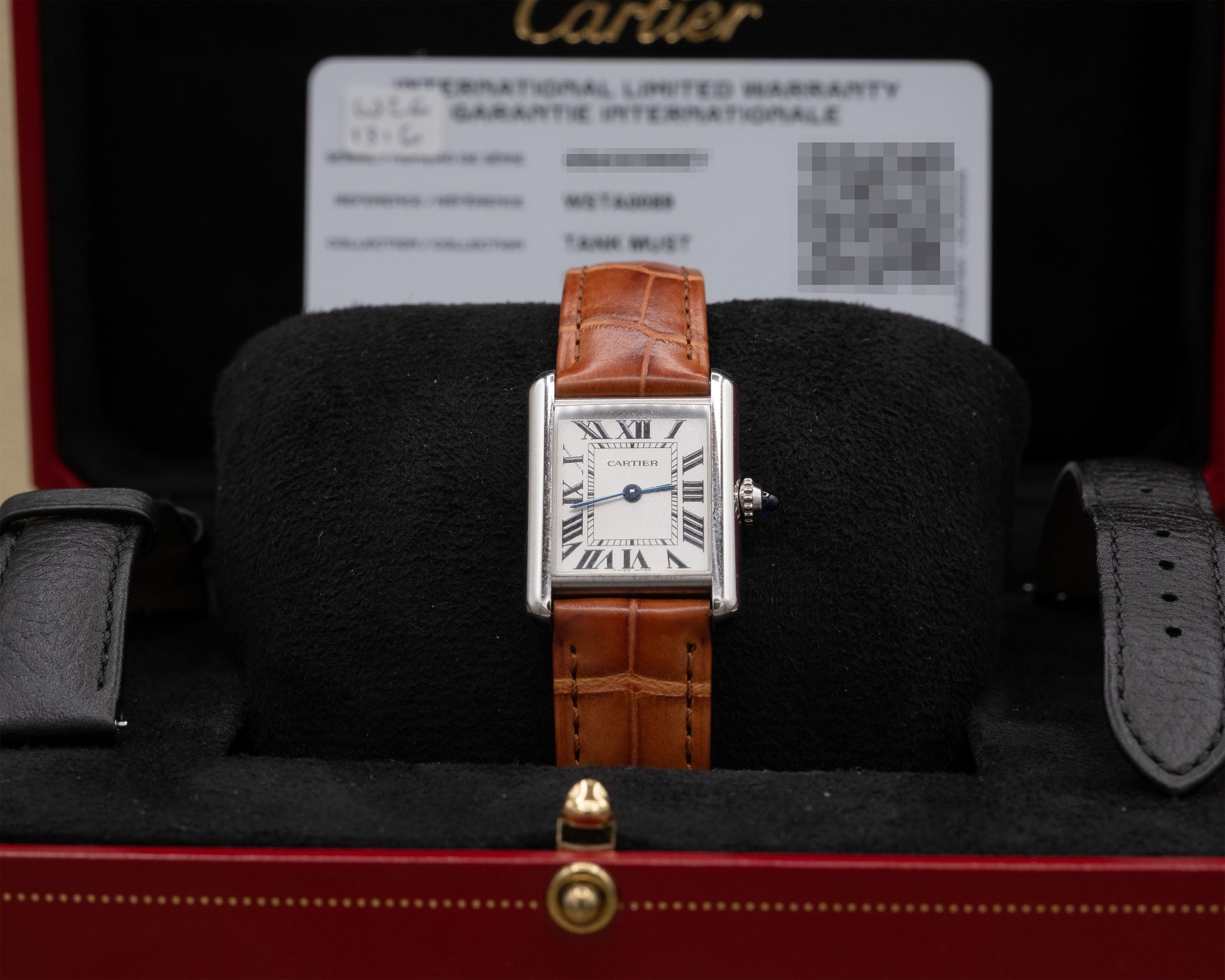 Cartier Tank Must White Dial on Brown Leather WSTA0089 Complete 2025