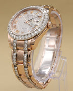 Rolex Datejust Pearlmaster 39 Diamond Paved Roman Dial on Pearlmaster 86285 Complete 2018