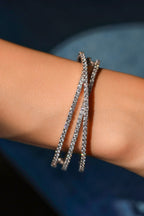 Diamond Bangles and Cuffs Bracelet in 14K Gold, 6.18ct B-618BANG