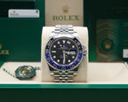 Rolex GMT-Master II Batgirl Black Dial on Jubilee 126710BLNR Complete 2023