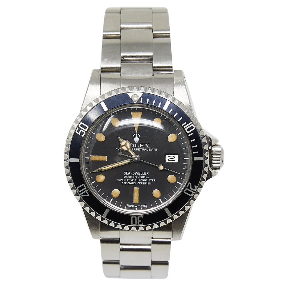Rolex SeaDweller Vintage Black Dial on Oyster 1665 1979