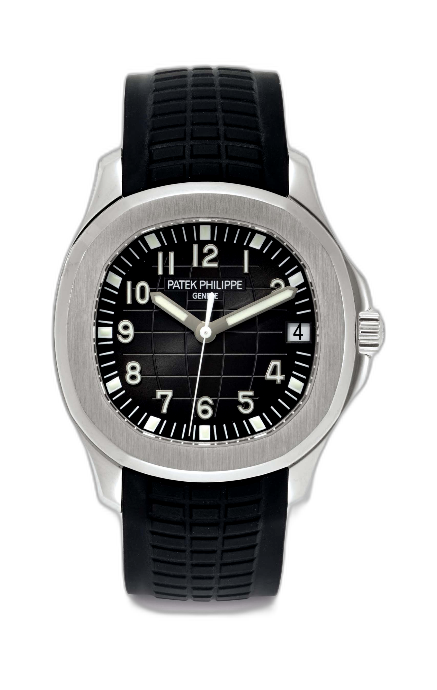 Patek Philippe Aquanaut Black Dial on Rubber 5165A-001