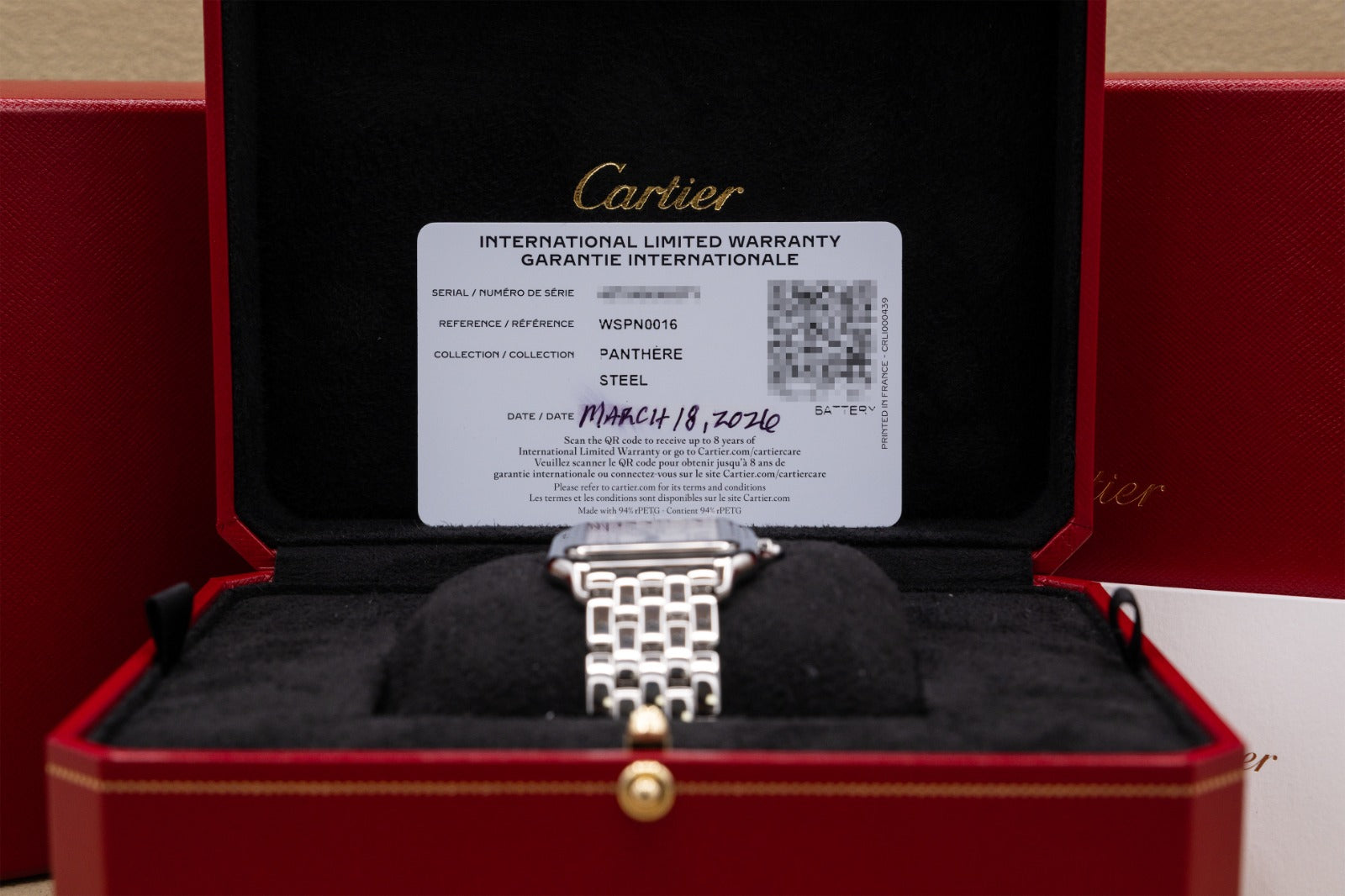 Cartier Panthere de Cartier Large Silver Dial on Bracelet WSPN0016 Complete 2026