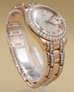Rolex Datejust Pearlmaster 39 Diamond Paved Roman Dial on Pearlmaster 86285 Complete 2018