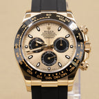 Rolex Daytona Champagne And Index Dial on Oysterflex 116518LN Card 2020