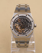 Audemars Piguet Royal Oak Double Balance Wheel Skeleton Dial on Bracelet 15407ST.OO.1220ST.01 Complete 2024