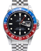 Rolex GMT-Master Vintage Black Dial on Jubilee 16750 with Box 1981