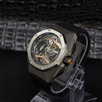 Audemars Piguet Royal Oak Concept Tourbillon Chronograph Openworked Skeleton Dial on Rubber Strap 26612TI.OO.D002CA.01 Complete