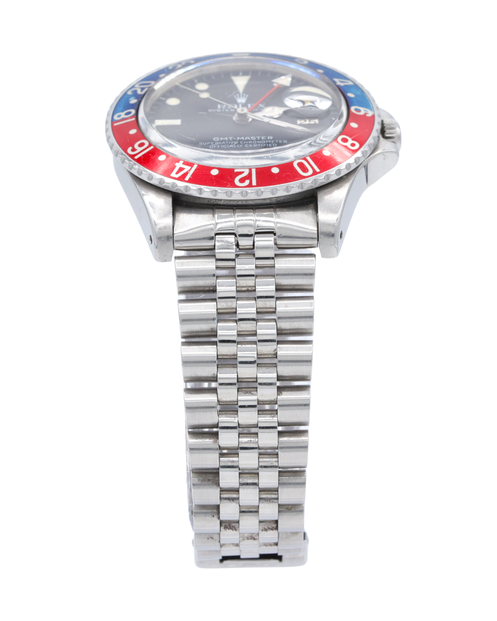 Rolex GMT-Master Vintage Black Dial on Jubilee 16750 with Box 1981