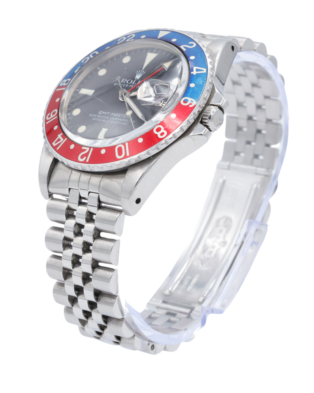Rolex GMT-Master Vintage Black Dial on Jubilee 16750 with Box 1981