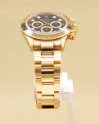 Rolex Daytona Zenith Black Diamond Dial on Oyster 16528 with Box