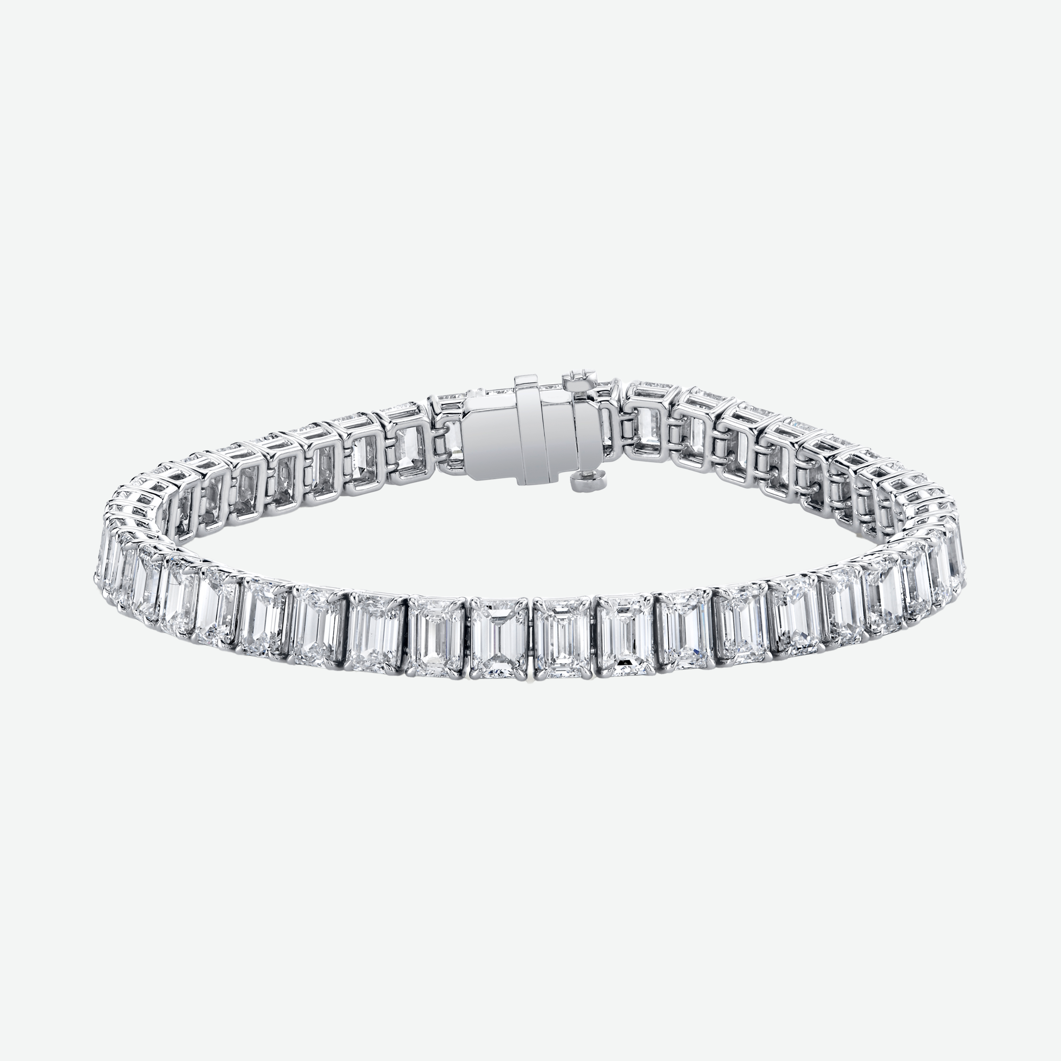 Elegant Diamond Tennis Bracelet Jewelry, 17.57ct B-1769
