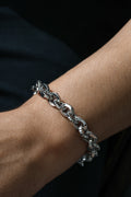 Gold Chain and Links Bracelet, B-256