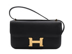 Hermès Constance Elan 2025 Noir Black Epsom Gold Hardware Brand New Full Set