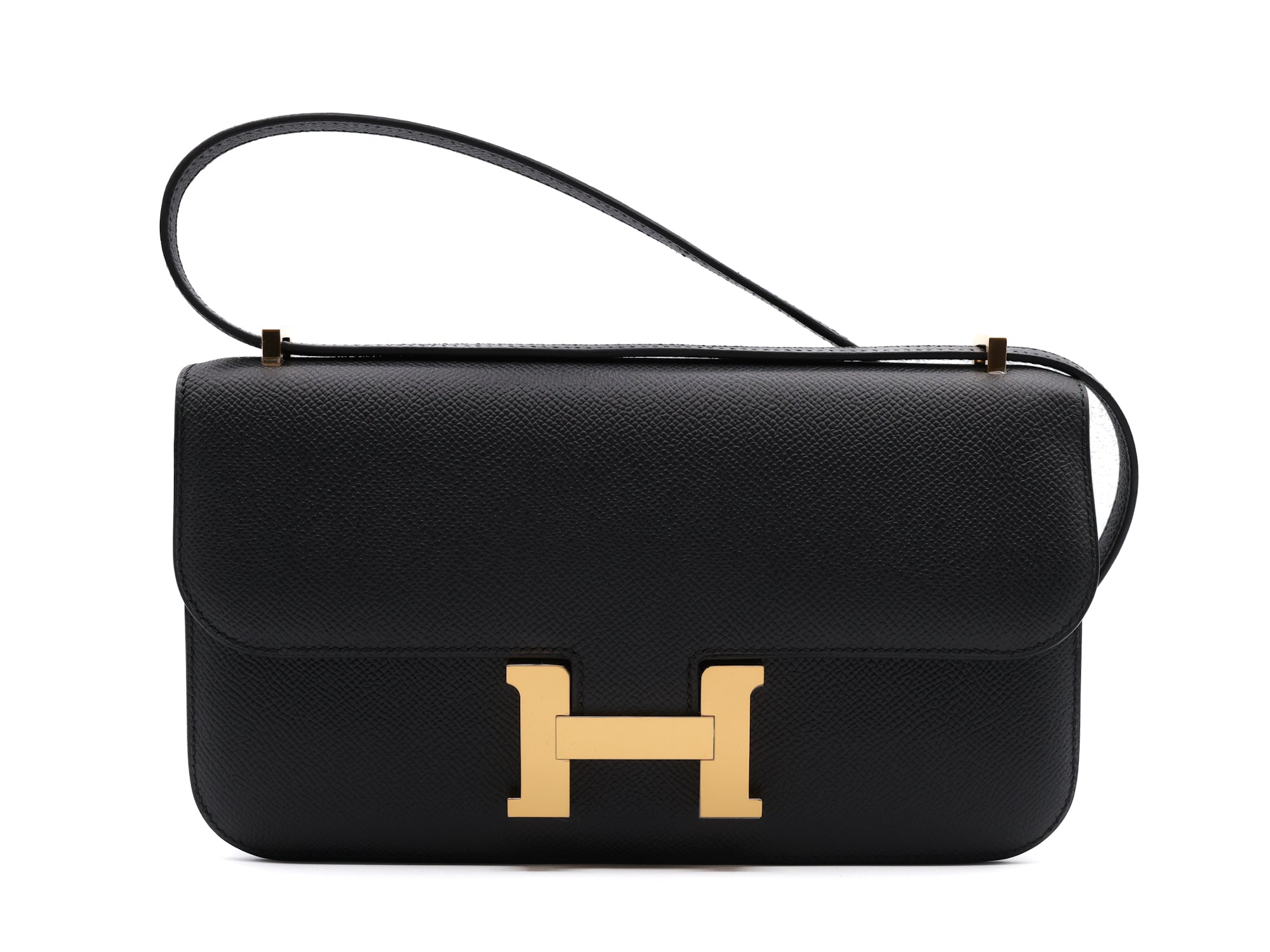 Hermès Constance Elan 2025 Noir Black Epsom Gold Hardware Brand New Full Set