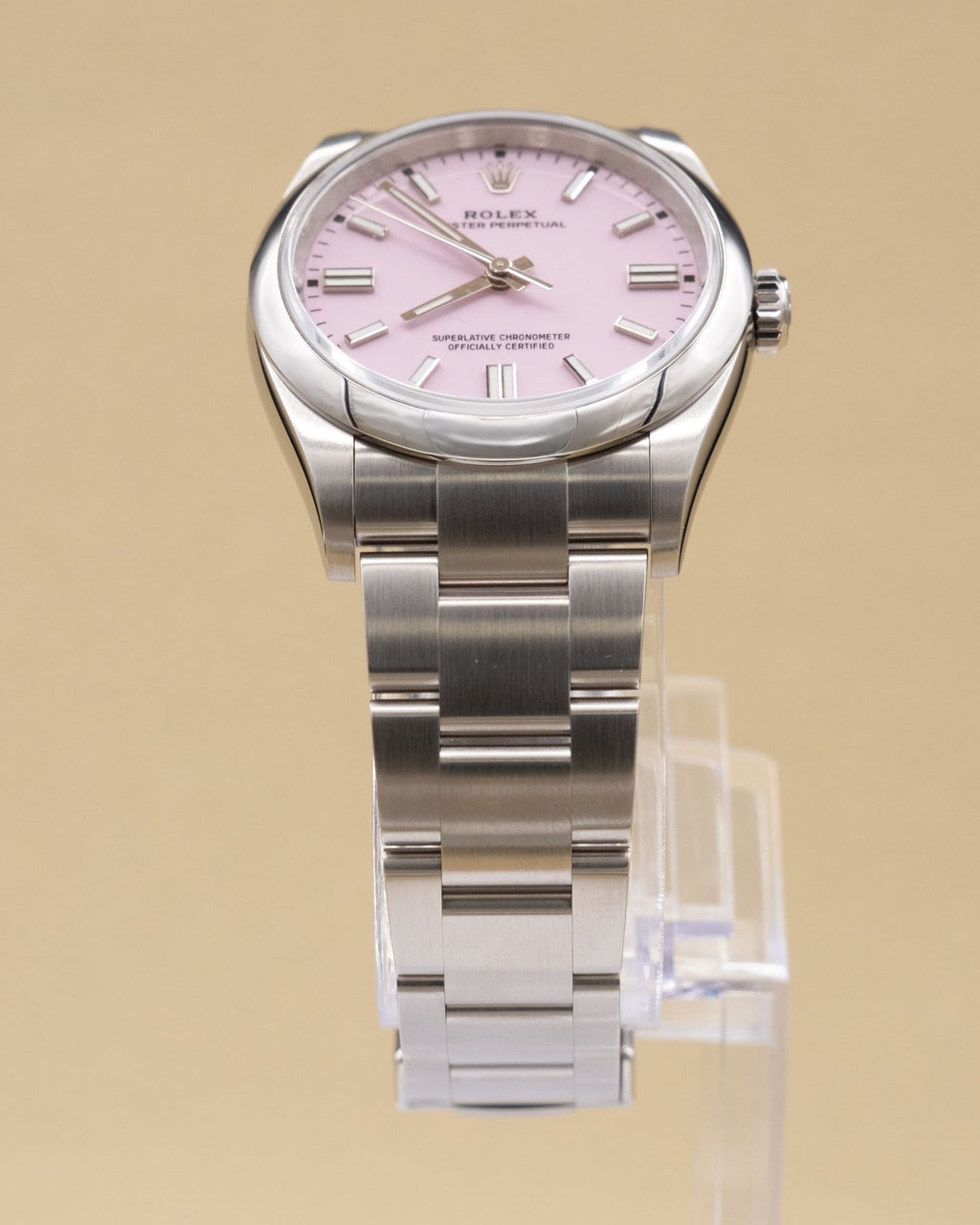 Rolex Oyster Perpetual 36 Candy Pink Index Dial on Oyster 126000 Complete 2026