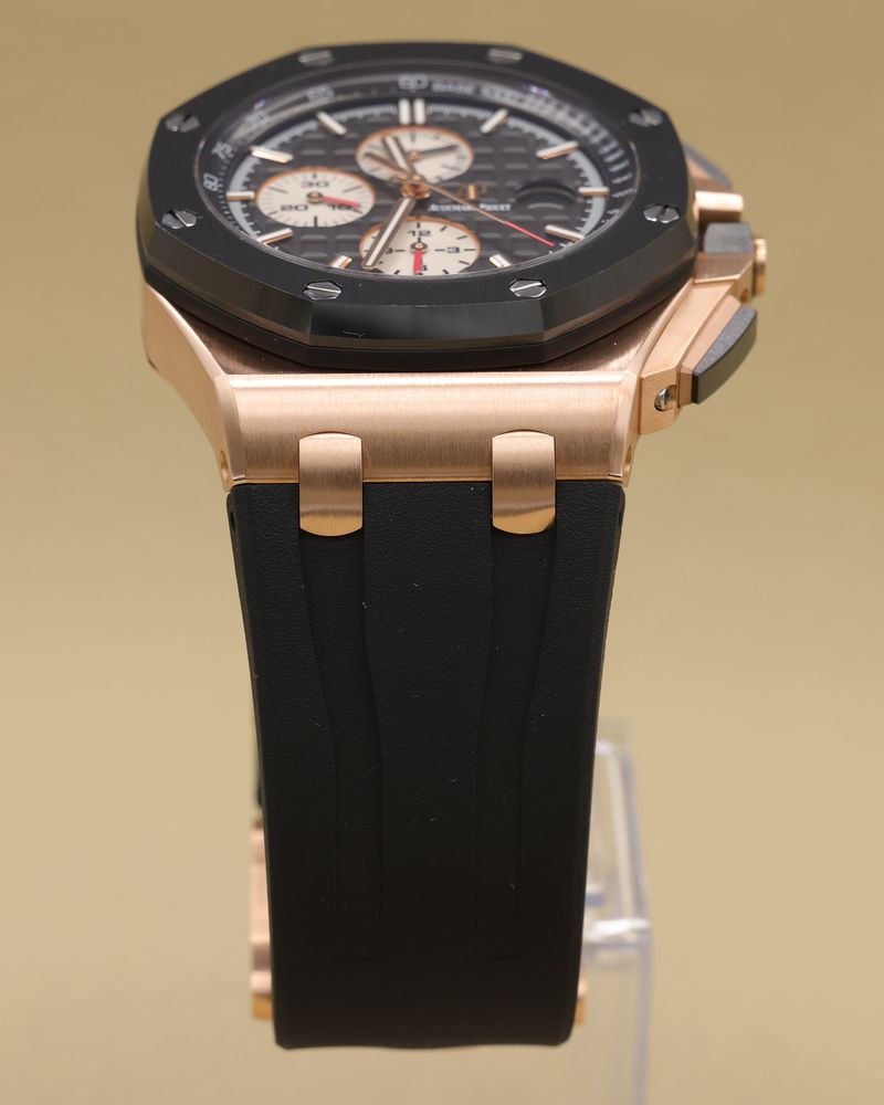 Audemars Piguet Royal Oak OffShore Chronograph Black Dial Dial on Rubber 26400RO.OO.A002CA.01 Complete 2015