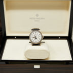 Patek Philippe Grand Complications Retrograde Silver Arabic Dial on Leather Strap 5160/500G-001 Complete 2020