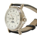Patek Philippe Grand Complications Retrograde Silver Arabic Dial on Leather Strap 5160/500G-001 Complete 2020