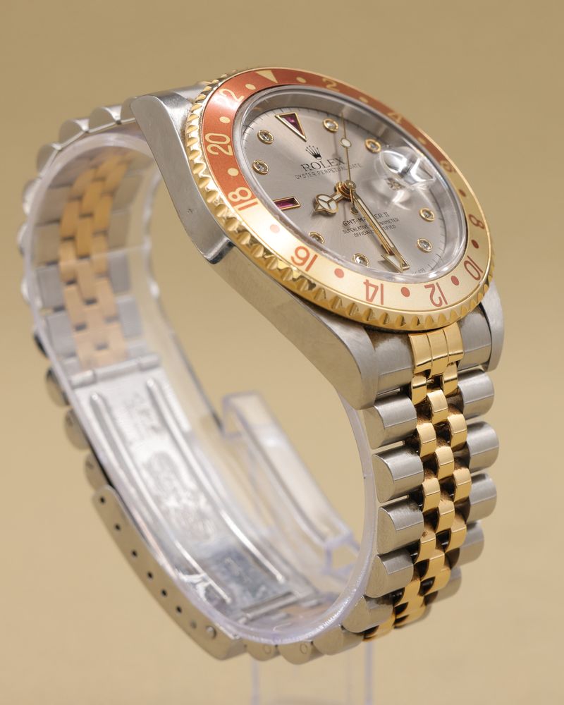 Rolex GMT Master II Serti Dial on Jubilee 16713 Complete 2005