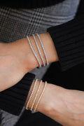 Mini Diamond Tennis Bracelet in 14K White Gold, 2.15ct B-2155RD