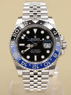 Rolex GMT-Master II Batgirl Black Dial on Jubilee 126710BLNR Complete 2023
