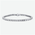 4-Prong Tennis Bracelet in 18K White Gold, 7ct B-7ct 4pr 18WG