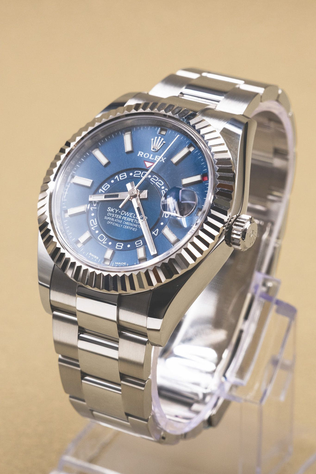 Rolex SkyDweller Blue Dial on Oyster 326934 Complete 2021