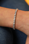 Diamond Tennis Bracelet in 14K White Gold, 9.63ct B-963