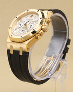 Audemars Piguet Royal Oak Chronograph Silver Dial on Leather Strap 26022BA.OO.D088CR.01