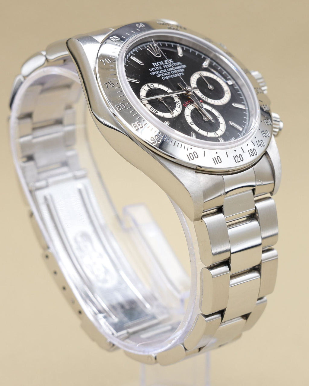 Rolex Daytona Zenith Black Dial on Oyster 16520 Service Papers and Box 2019