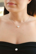 14K Yellow Gold Heart Natural Diamond Solitaire Pendant 2.2ct P-603HS