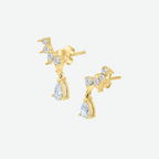 White Gold - Climbers Earrings 0.8 cts.