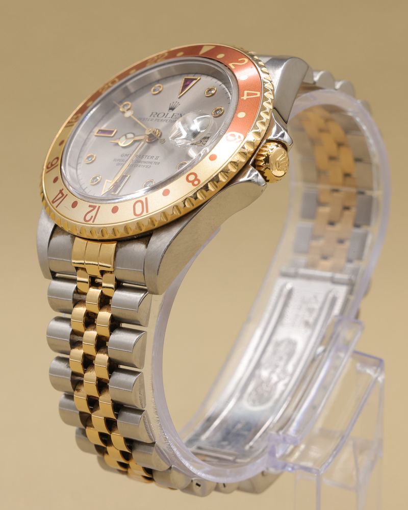 Rolex GMT Master II Serti Dial on Jubilee 16713 Complete 2005
