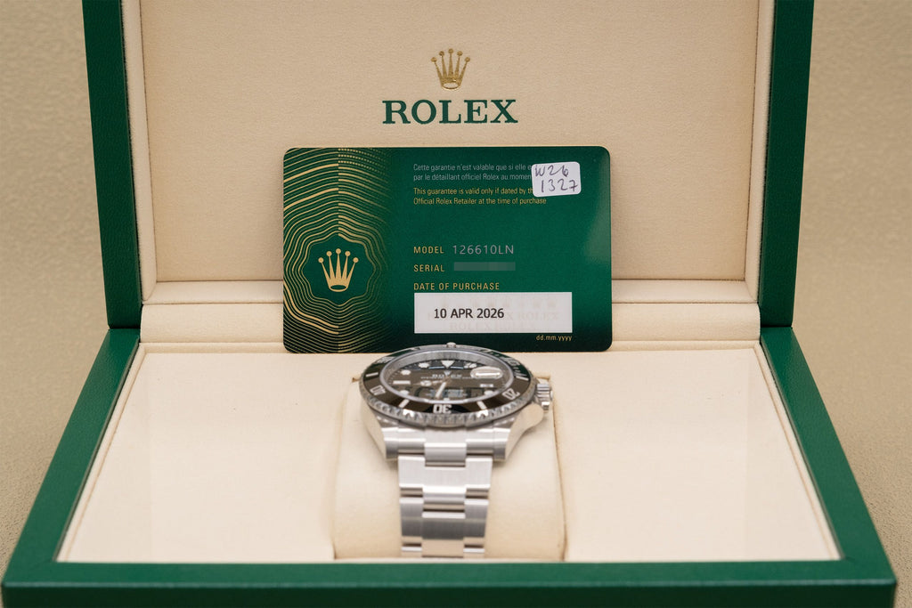 Rolex Submariner Black Dial on Oyster 126610LN Complete 2026