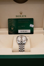 Rolex Datejust 31 Silver Diamond Dial on Jubilee 178274 Complete 2021