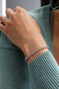 Exquisite Handcrafted Diamond Tennis Bracelet, 3.30ct B-330ILL