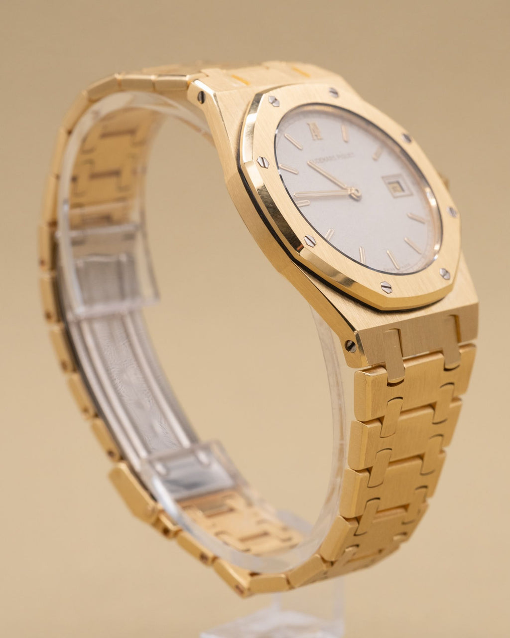 Audemars Piguet Royal Oak Beige/Silver Tone Dial on Bracelet 56175BA