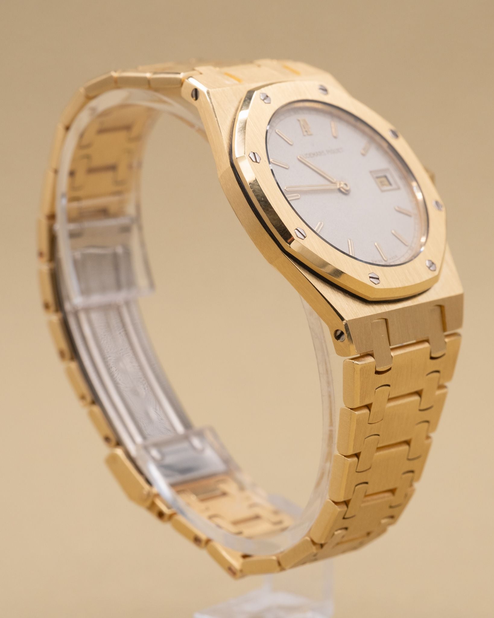 Audemars Piguet Royal Oak Beige/Silver Tone Dial on Bracelet 56175BA