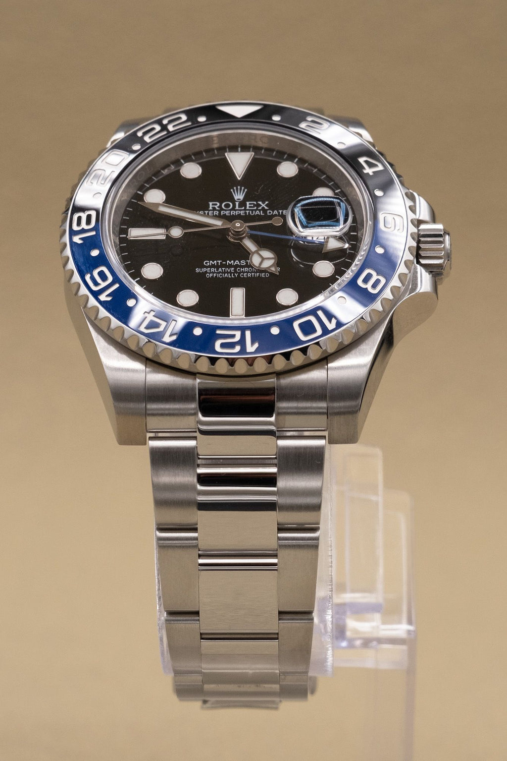 Rolex GMT-Master II 'Batman' Black Dial on Oyster 116710BLNR Complete 2014