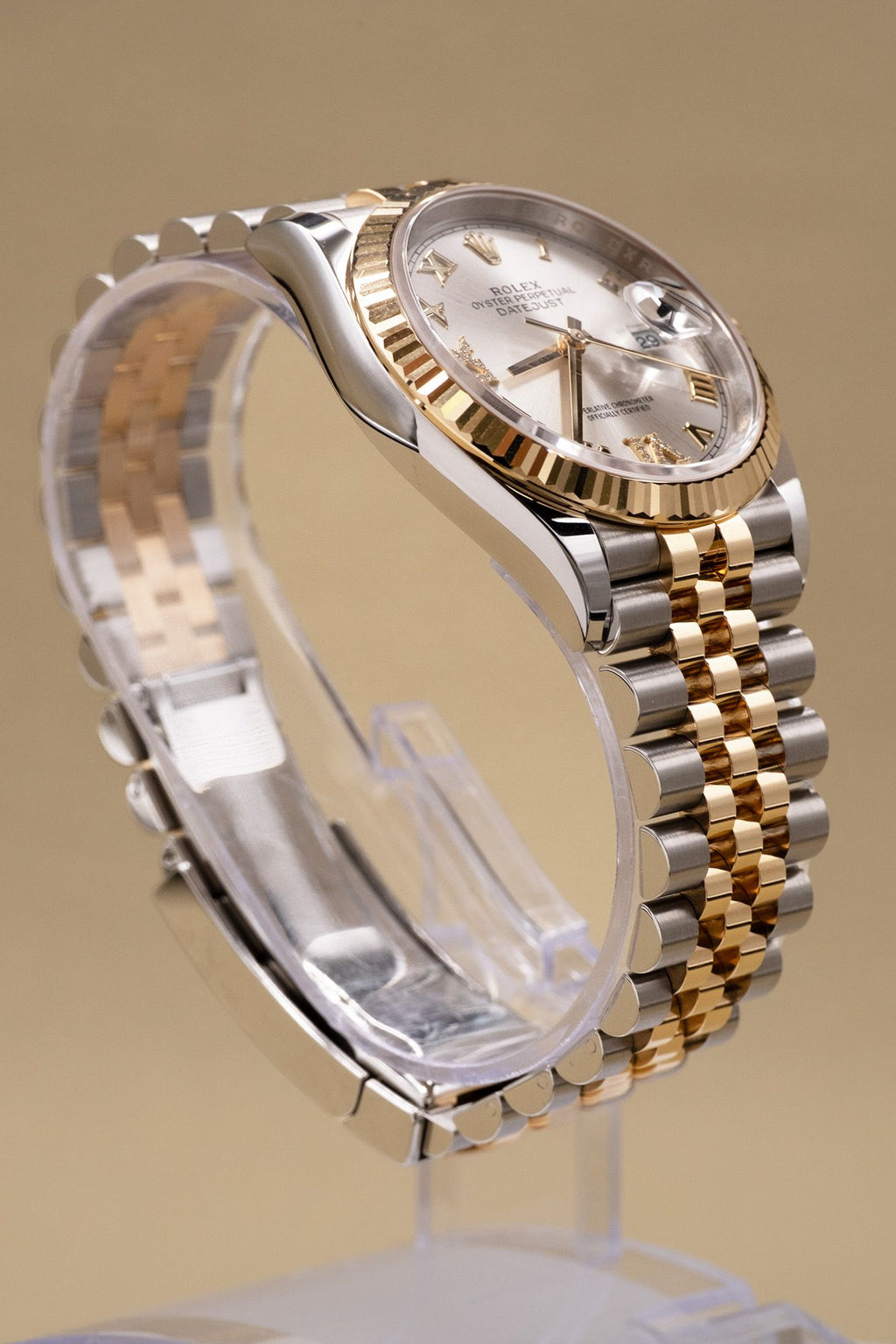 Rolex Datejust 36 Silver Roman Dial on Jubilee 126233 Complete 2026