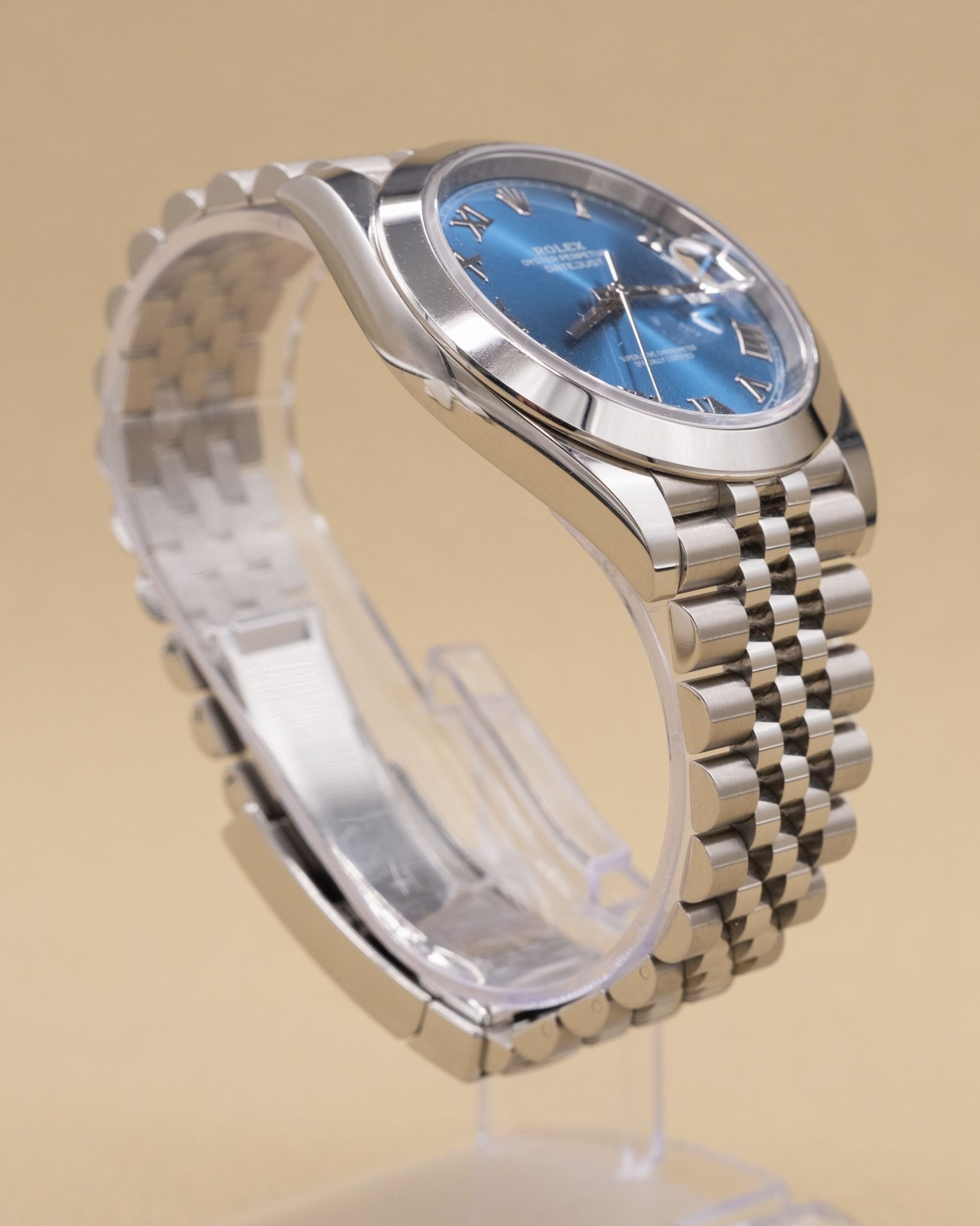 Rolex Datejust 41 Blue Roman Dial on Jubilee 126300 Complete 2026