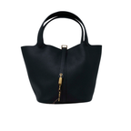 Hermes Black Taurillon Clemence Pitcotin