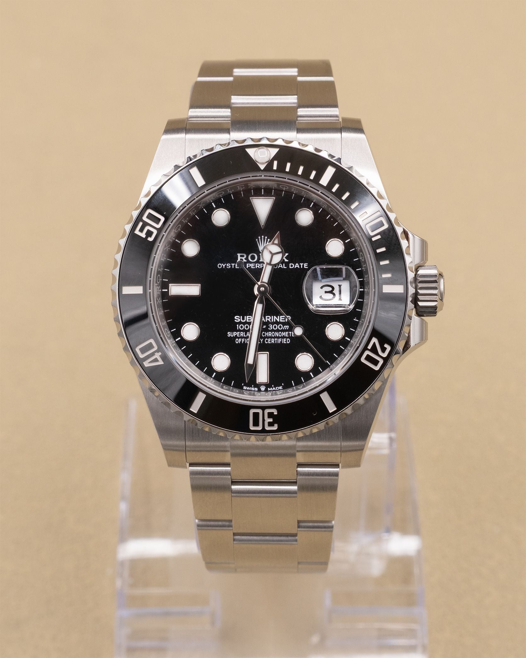 Rolex Submariner Black Dial on Oyster 126610LN Complete 2026