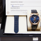 Patek Philippe Annual Calendar Blue Dial on Leather Strap 5396R-014 Complete 2017