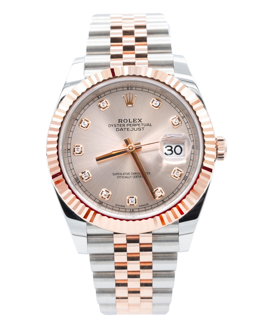 Rolex Datejust 41 Sundust Diamond Dial on Jubilee 126331 Complete 2016