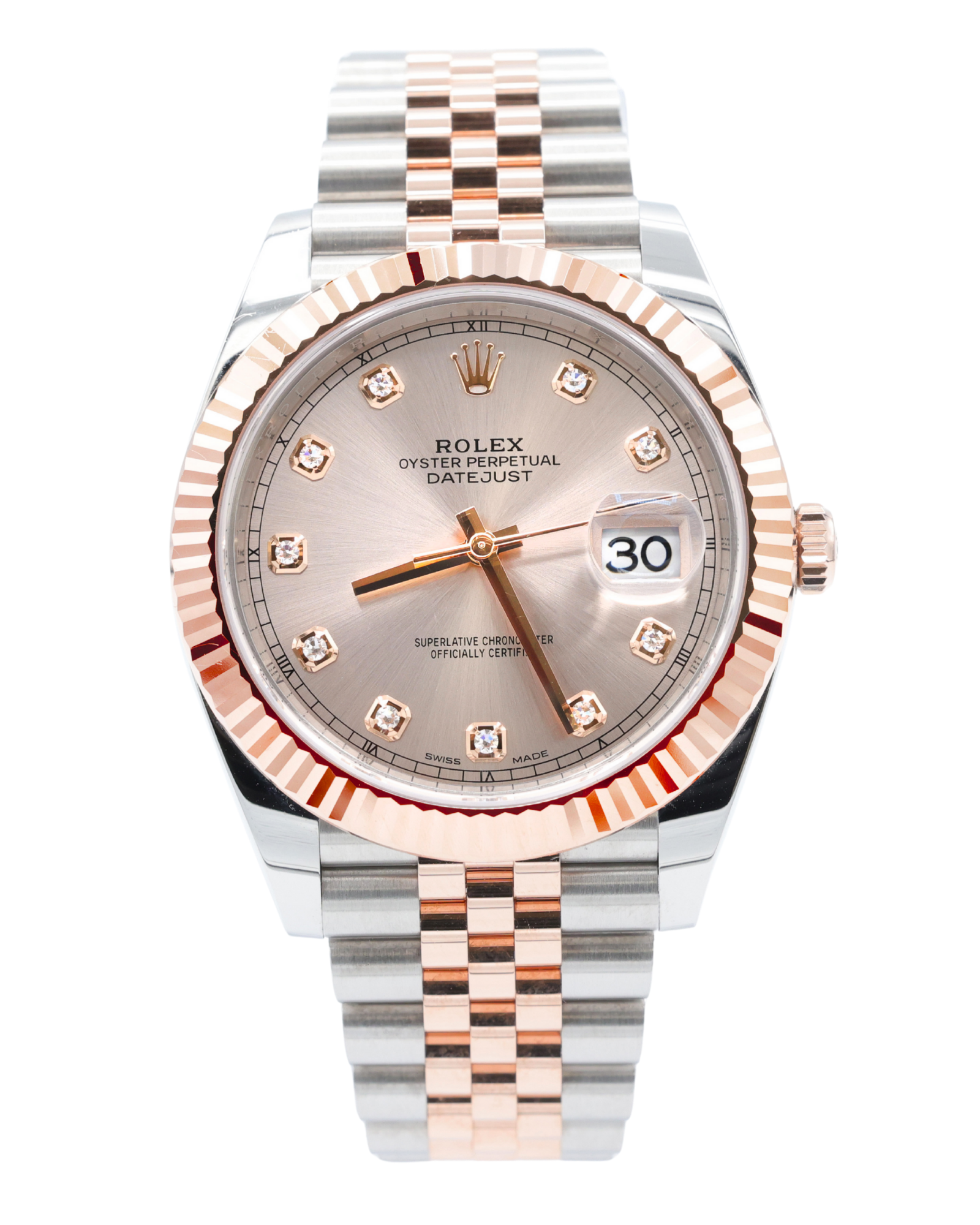 Rolex Datejust 41 Sundust Diamond Dial on Jubilee 126331 Complete 2016